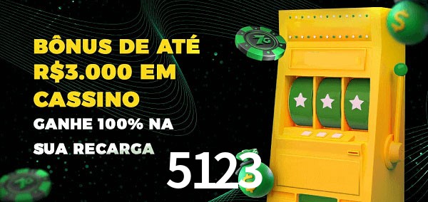 5123 melhor bônus de depósito